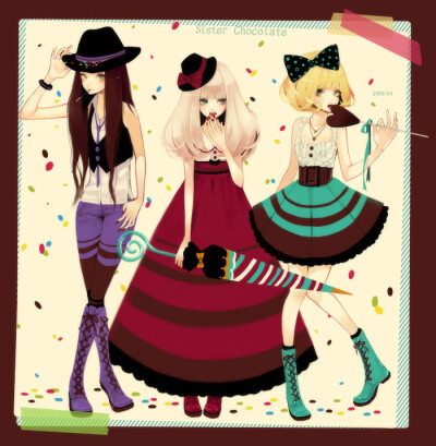 You are my chocolate,sisters.