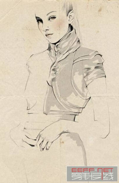 时装插画大师画作