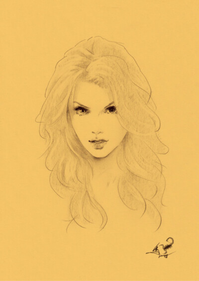 时装插画大师画作