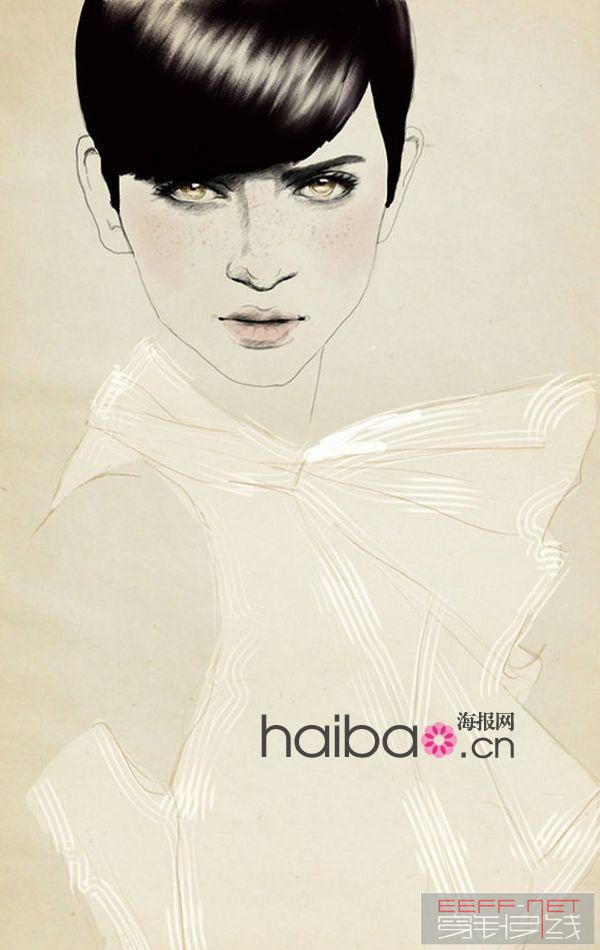 时装插画大师画作