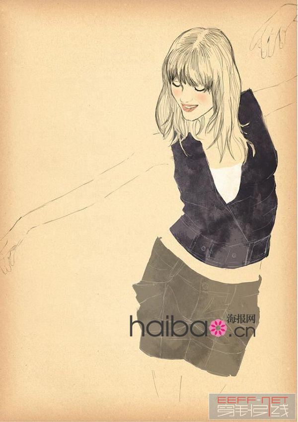 时装插画大师画作