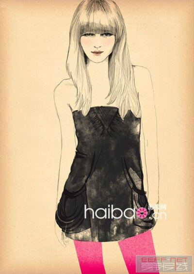 时装插画大师画作