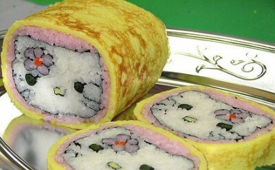下午来一片Hello Kitty 寿司吧