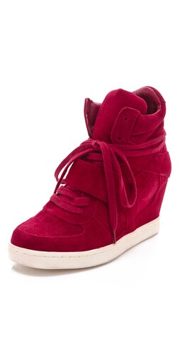 Ash Cool Wedge Sneakers in Suede