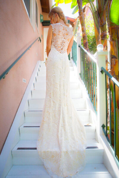 镂空花样婚纱、❀