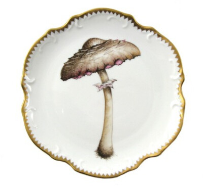 蘑菇瓷盤by Anna Weatherley