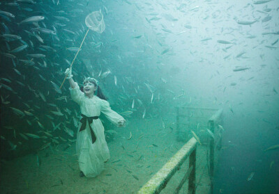 Andreas Franke，来自奥地利的摄影师。他将这场艺术展命名为“范登堡：地表下的生活”(The Vandenberg：Life Below The surface)。在去年，Franke探测了淹没在海里的“范登堡”号军舰，而他也在佛罗里达州拍摄了很多…