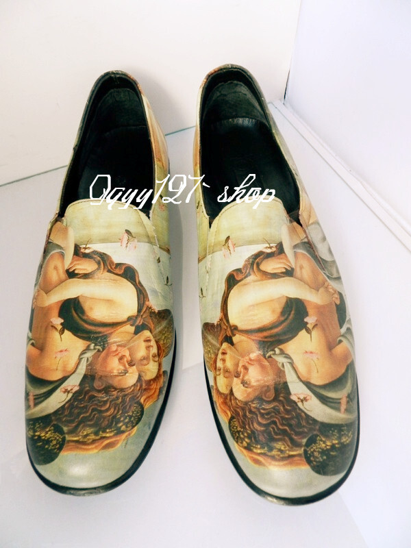 "Birth of Venus 古董皮鞋