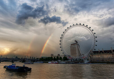 倫敦眼（英文名：The London Eye），又稱(chēng)千禧之輪，坐落在倫敦泰晤士河畔，是世界第四大摩天輪，是倫敦的地標(biāo)之一，也是倫敦最吸引游人的觀光點(diǎn)之一。倫敦眼于1999年年底開(kāi)幕，總高度135米（443英尺）...