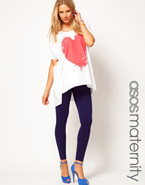 Image 1 of ASOS Maternity Soft Touch Full Length leggings