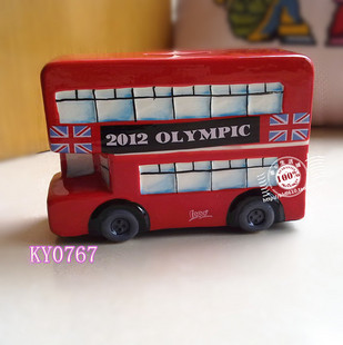 2012伦敦奥运会巴士汽车存钱罐