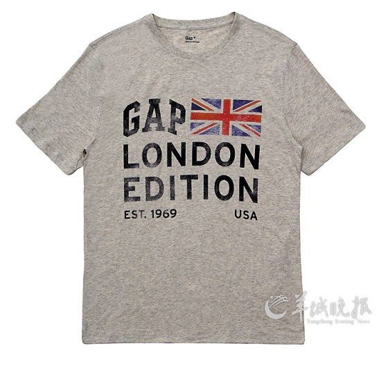 GAP伦敦奥运特别版T恤最潮流：Gap 伦敦奥运特别版 作为美国时尚休闲品牌，Gap也不甘寂寞，在今年秋天推出2012伦敦奥运特别版———Gap London Edition 棉质宽松男女酷T，可搭配极简九分运动裤/多色单宁长裤+优雅英伦软呢帽，打造最合时令的出游至酷潮装。