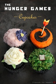 Hunger Games cupcakes