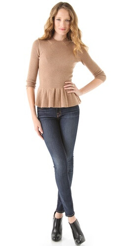 Tory Burch Madeline Peplum Sweater