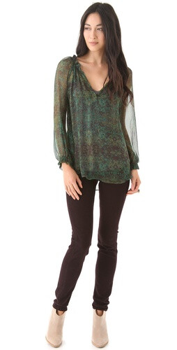 Ella Moss Enchantress Blouse with Long Sleeves