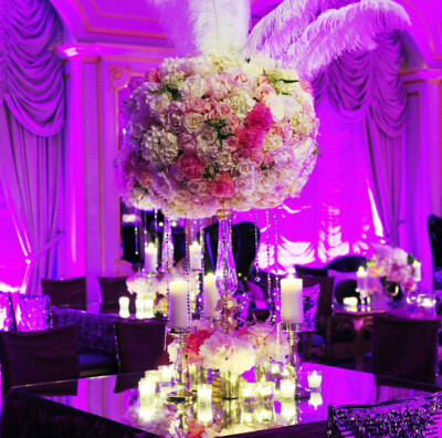 婚礼桌花-各种美丽桌花欣赏