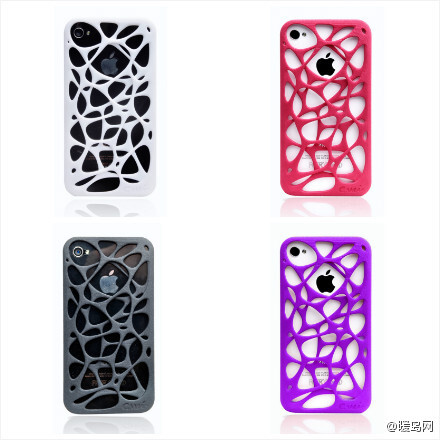 #暖岛最热#由WEIS联合ChangeIDesign共同研发，WEIS CELL iPhone 4/4S Case采用高精度镭射烧结成型技术来实现多曲面构架之视觉效果。该产品不同于市场上的普通iphone塑胶壳，它由烧结机单个制作，人工打磨，无法大批…