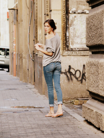 Zara Man Blouse, H&M Jeans, River Island Sandals