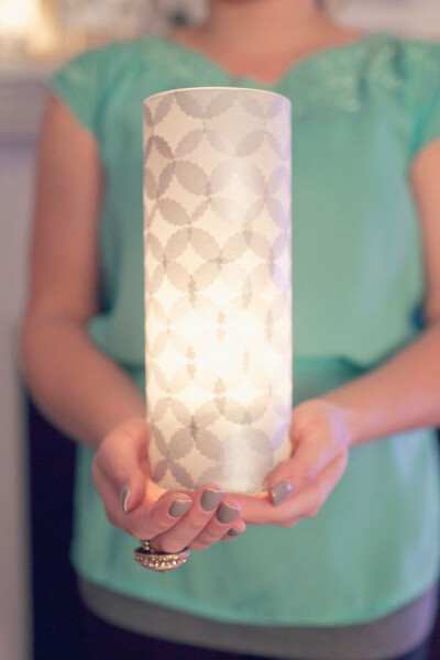 DIY-一���简单的玻璃杯,DIY出的美丽烛台