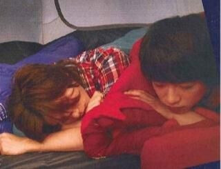 heysayjump9: Ryosuke and Yuri get SLEEPYY:)) zzzzZZZ (Yamachii)