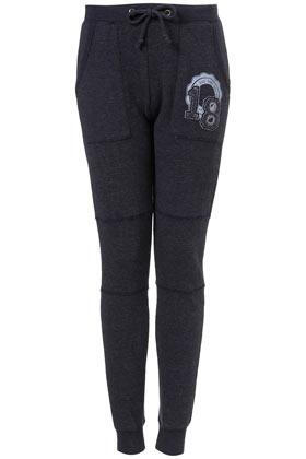 Navy Badge Joggers