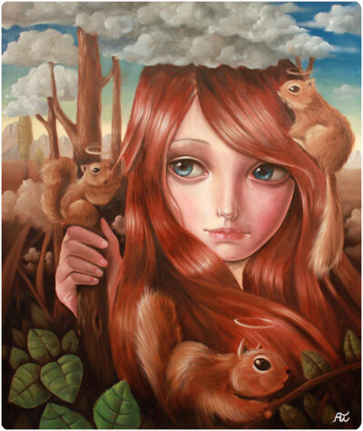 Ania Tomicka，1985年出生于波兰，9岁那年前往意大利生活，从此开始与绘画结下不解之缘。