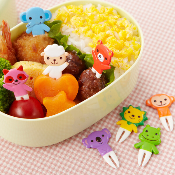 森林动物水果签