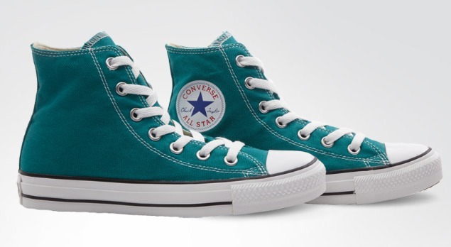 CONVERSE限定色Chuck Taylor All Star经典绿高帮134694C