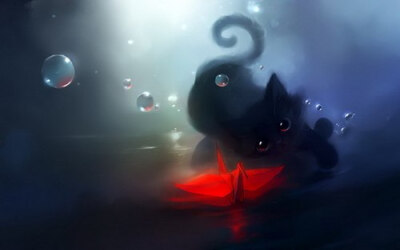 Apofiss 水彩风格插画作品