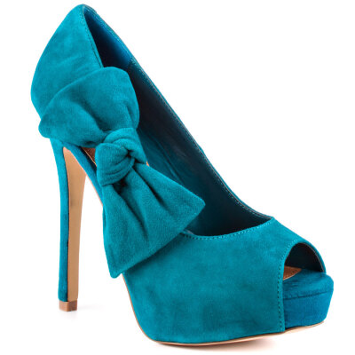 Bowderek - Teal Suede main view