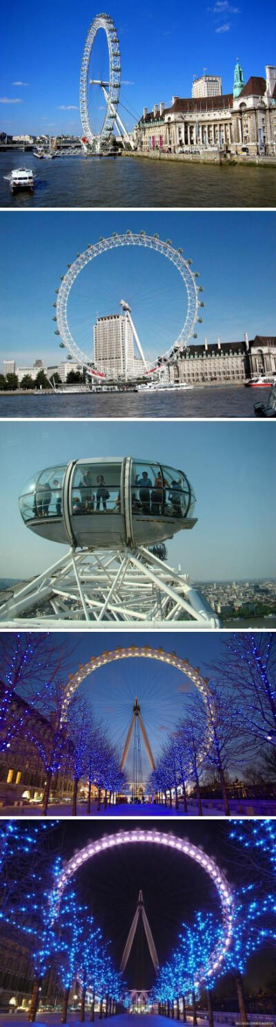 倫敦眼 全稱(chēng)英國(guó)航空倫敦眼（The British Airways London Eye）又稱(chēng)千禧之輪是世界上首座、也曾經(jīng)是世界最大的觀景摩天輪。“倫敦眼”是倫敦最吸引游人的觀光點(diǎn)，聳立于泰晤士河南畔的貝蘭斯區(qū)，面向威斯敏斯特宮與…