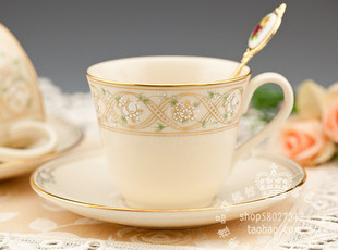 全新英国制Royal Doulton 经典浪漫系列 New Romance 咖啡杯碟组