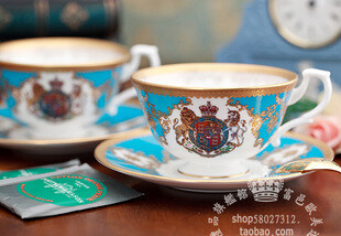 全新皇家御用 Royal Collection 2008年 奢华咖啡茶杯碟組