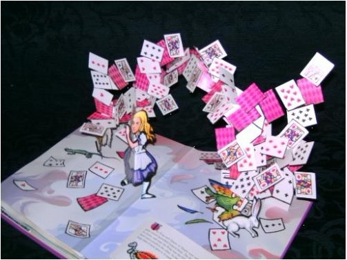 *原版alice in wonderland:pop-up book爱丽丝立体书