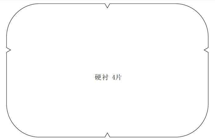 双拉链手包纸样2