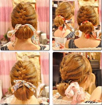 简单实用时尚编发