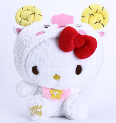 Hello Kitty/凯蒂猫 星座公仔系列 白羊座 公仔