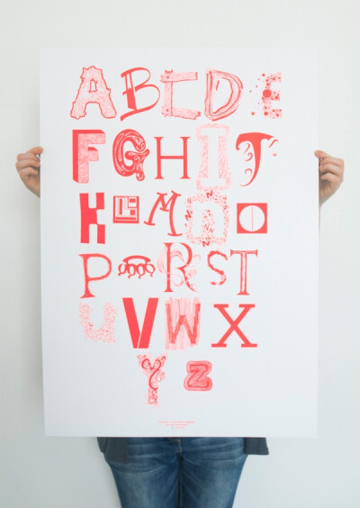 荧光油墨海报排版-英国布里斯托Callum Crew设计师作品封面大图