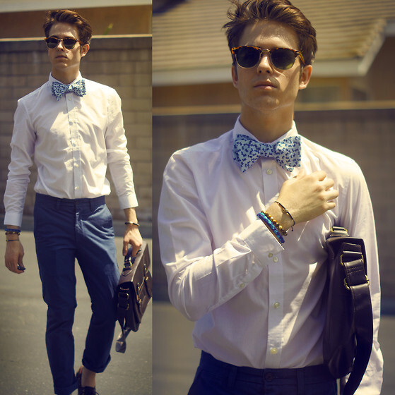 Bowtie, H&amp;M Shirt, Braclets, Chinos