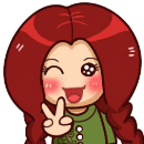 长辫娃娃INMANDY表情