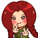 长辫娃娃INMANDY表情