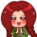 长辫娃娃INMANDY表情