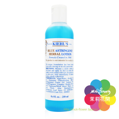 130元包邮 正品 Kiehl's/契尔氏草本爽肤水/蓝色收敛水250ML控油祛痘 http://item.taobao.com/item.htm?id=8521677940&