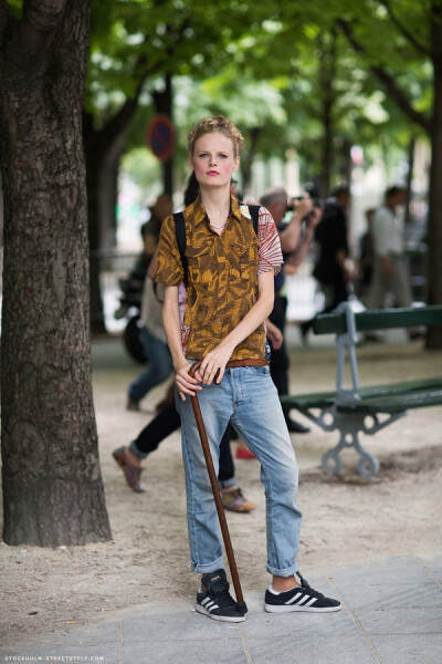 {07 10}【gorgeous Hanne Gaby@paris，MODEL OFF DUTY】