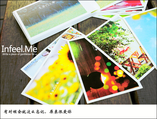  [Infeel.Me一生一信]原创LOMO卡片-生活的小物(30张入 盒装) 地址：http://item.taobao.com/item.htm?id=16632519678&