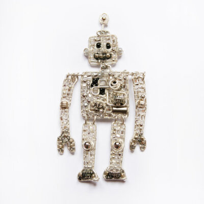 Mr Robot Dangly Beaded Necklace