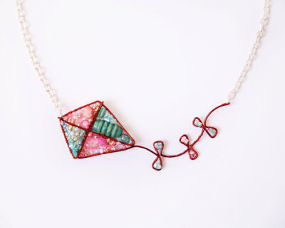 MADE TO ORDER: Lets Go Fly a Kite Beaded Necklace