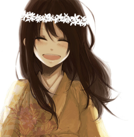 笑的像傻子一样~