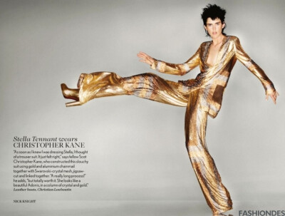 《Vogue UK》September 2012：金色的时尚奥运