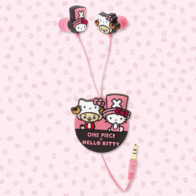 海贼王hello kitty x one piece乔巴入耳式耳塞 耳机